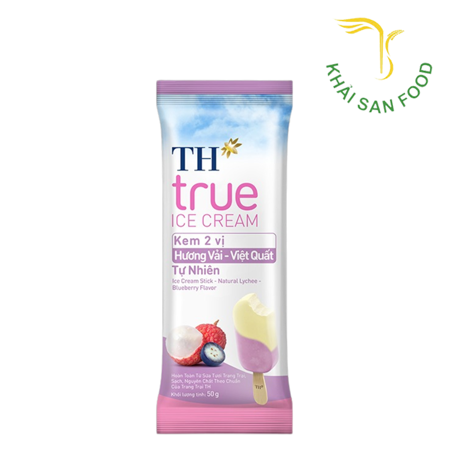 Kem Que TH True Milk Vải - Việt Quất 50G
