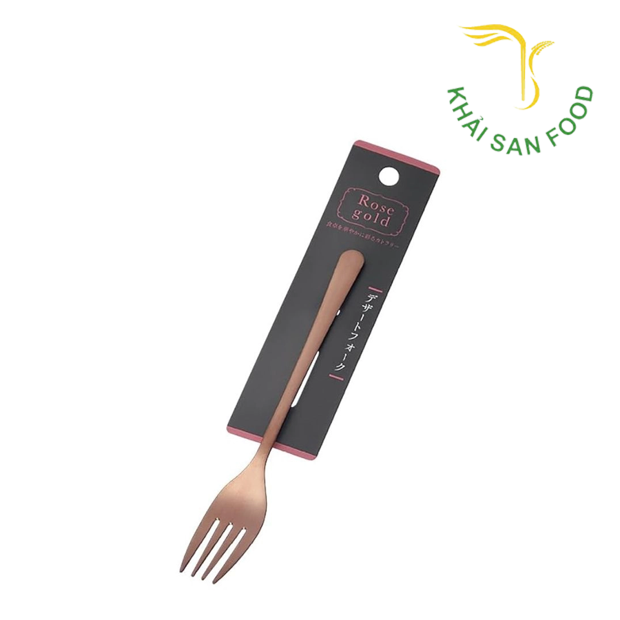 Dĩa Inox Cỡ Trung 17cm Mạ Vàng Đồng Rose Gold
