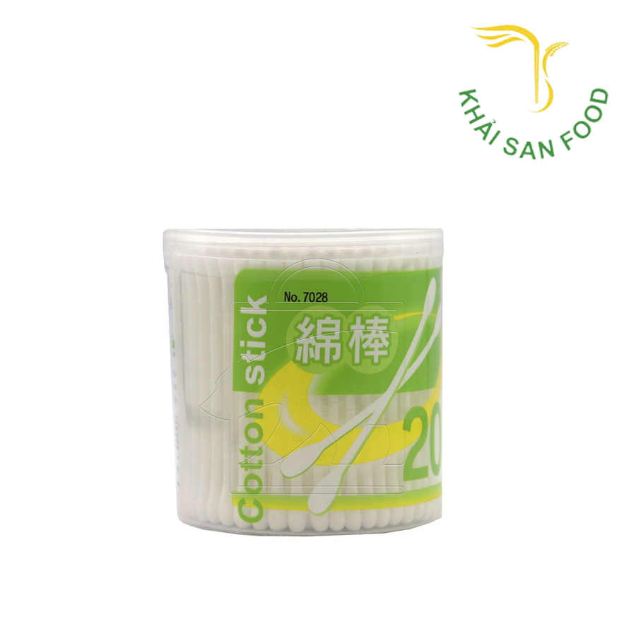 Hộp 200 Bông Ngoáy Tai (Hộp Màu Xanh)