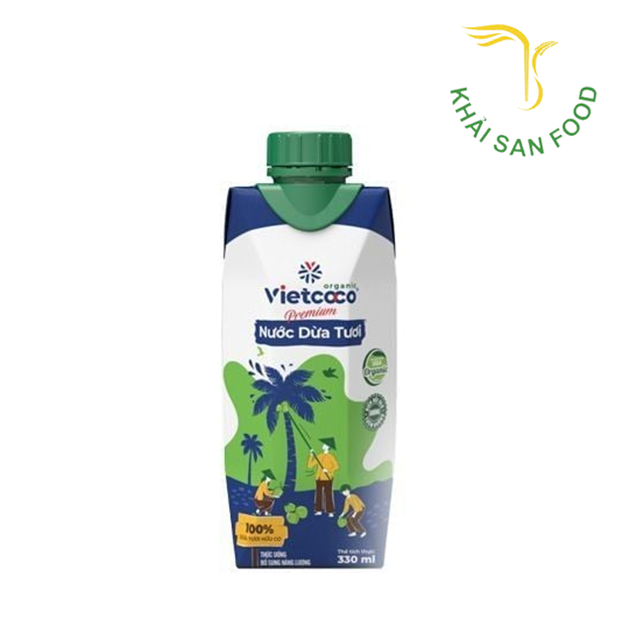 Sữa Dừa Tetra Pak Organic 330Ml