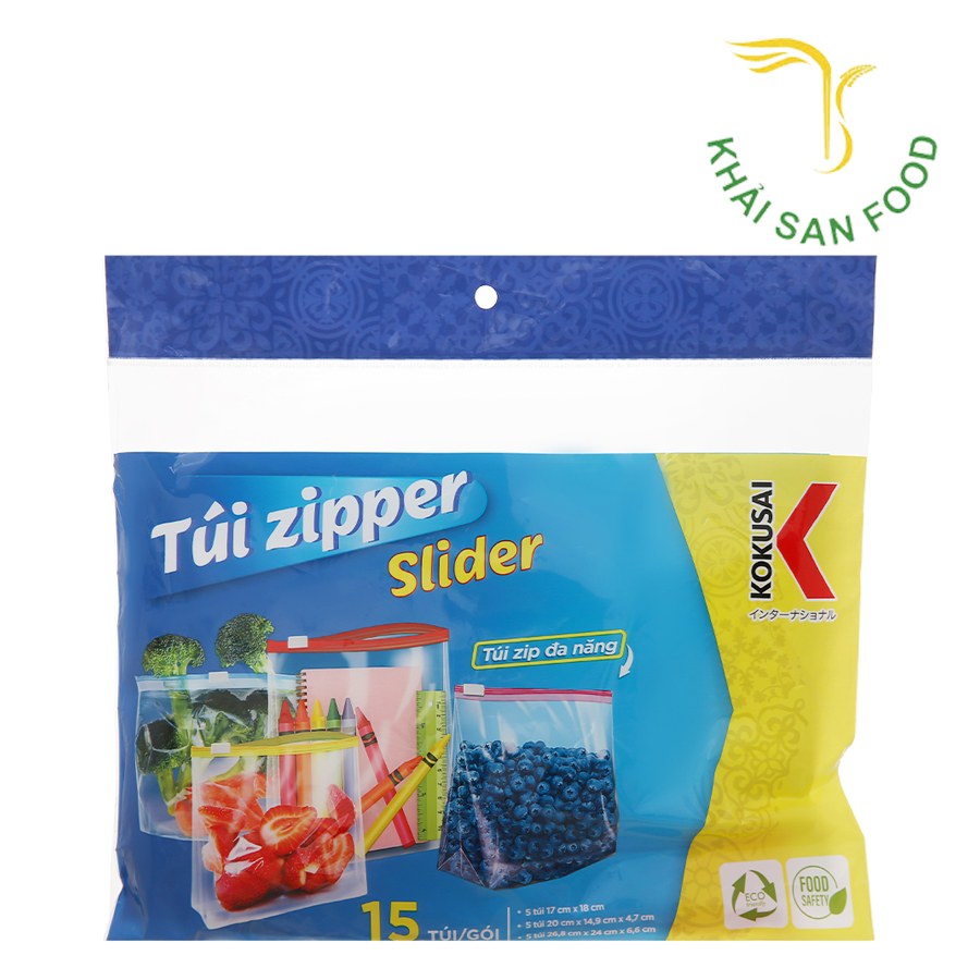 Túi Zipper Slider Đa Năng 3 Size M, L, XL