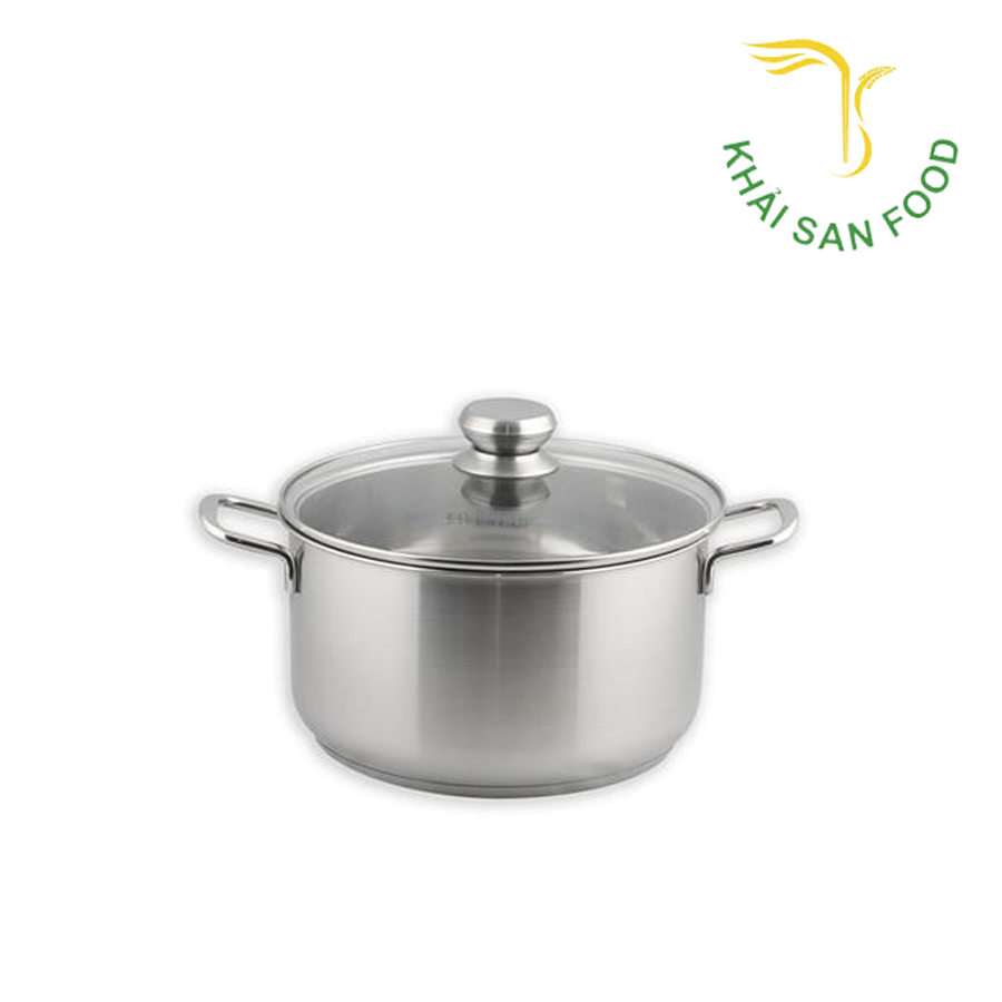 Nồi Inox Nắp Kính F20 Cm