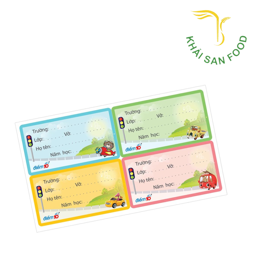 Nhãn Vở TP-NBL02 (4 cái) Xấp 4