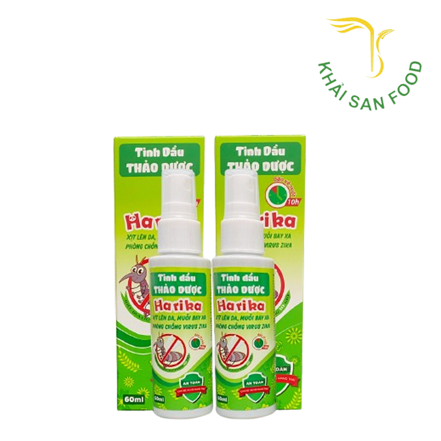 Xịt Chống Muỗi Thảo Dược HARIKA 60ml