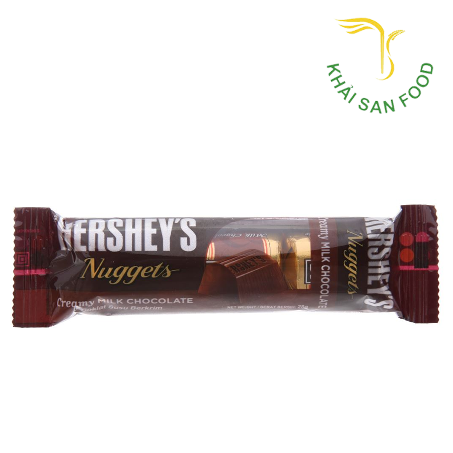 Socola Sữa Hersheys Nuggets Kem Sữa 28G