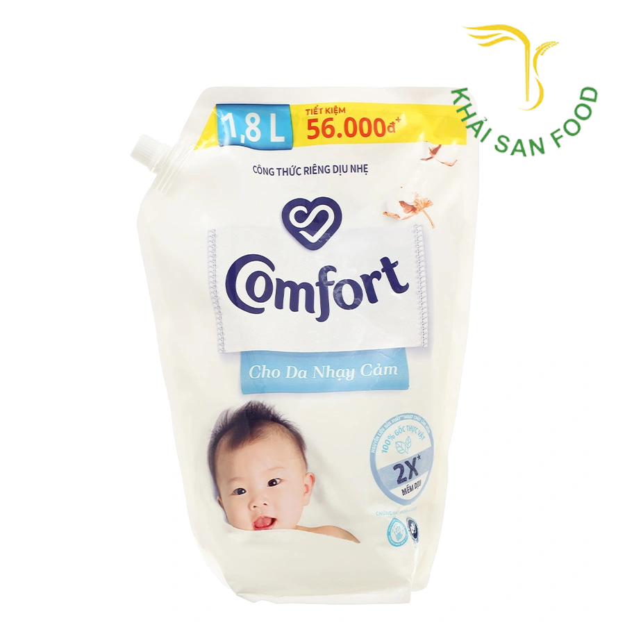 Comfort NX Mềm Vải Dịu Nhẹ Thơm Hương Phấn 1.7L