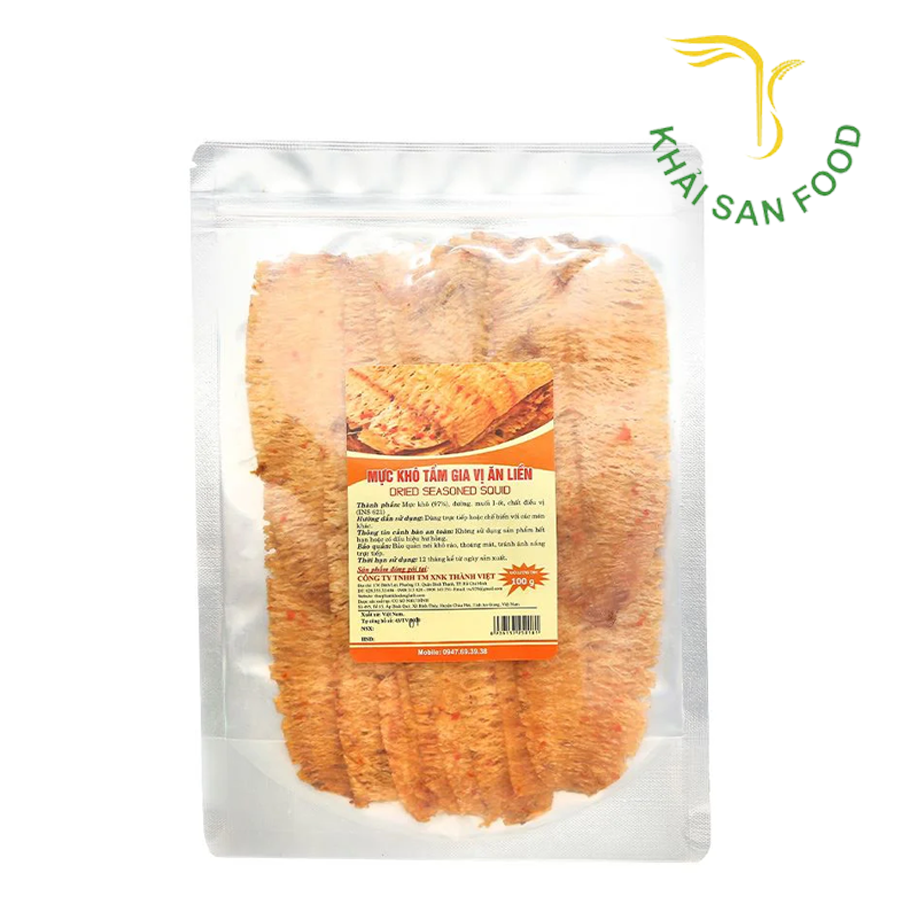 Mực Tẩm Ăn Liền 100g