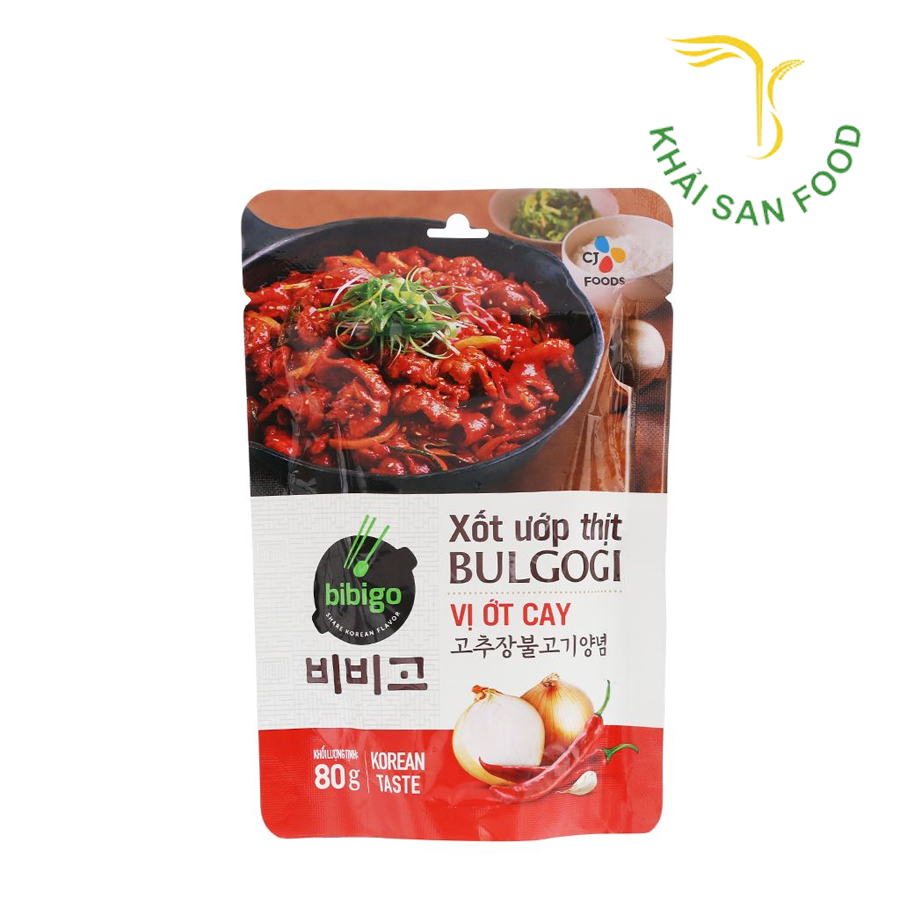 Xốt Ướp Thịt Bulgogi Ớt Cay 80g