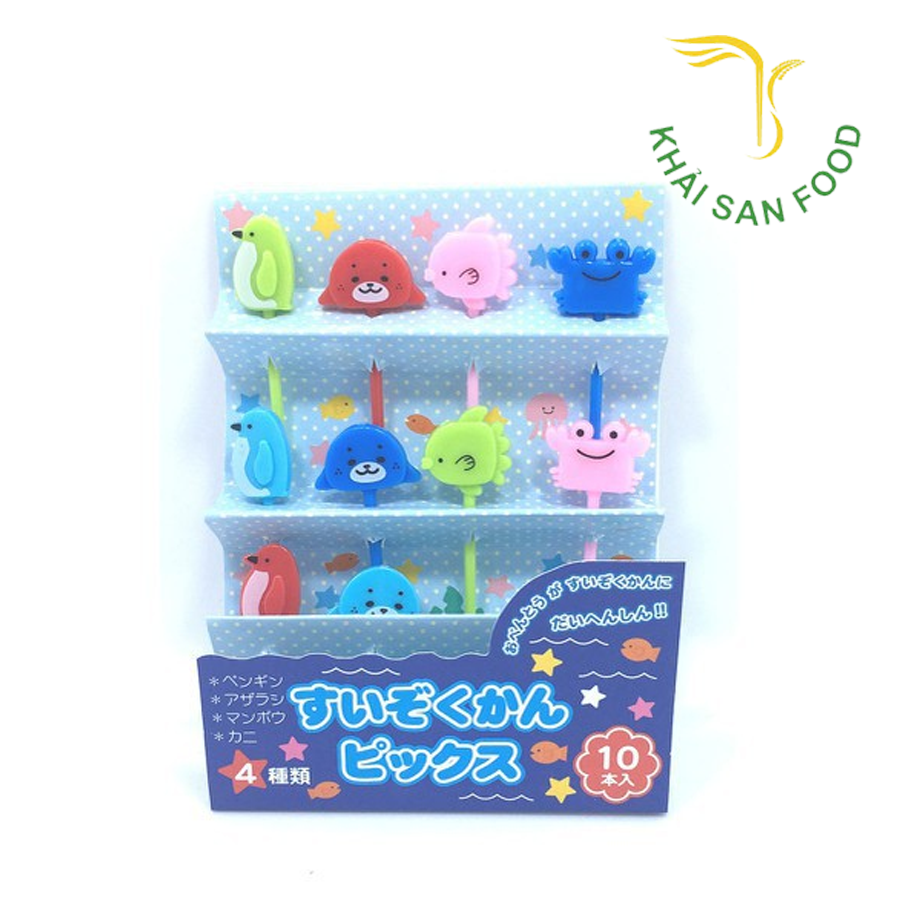 Set 10 Xiên Trái Cây Hình Động Vật