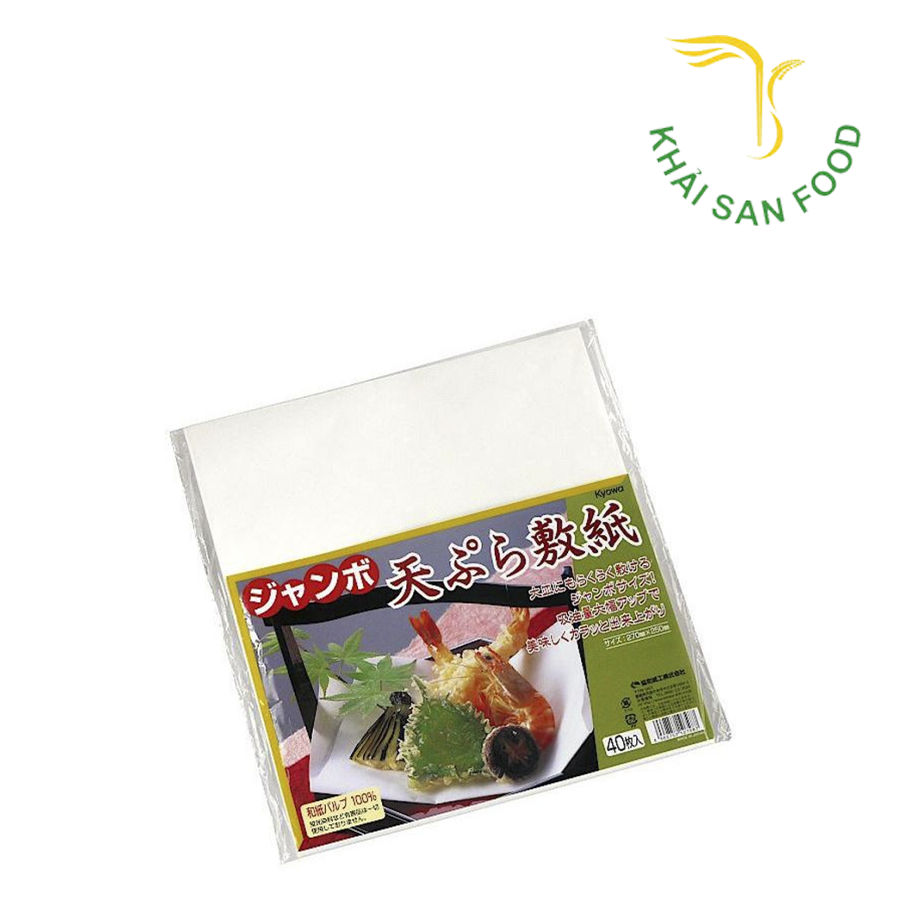 Set 50 Giấy Thấm Dầu Mỡ Đồ Chiên Rán Kyowa (Size Nhỏ)