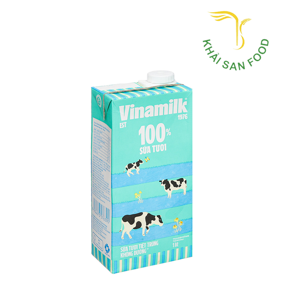 Sữa Tươi Tiệt Trùng Vinamilk 1L (Không Đường)