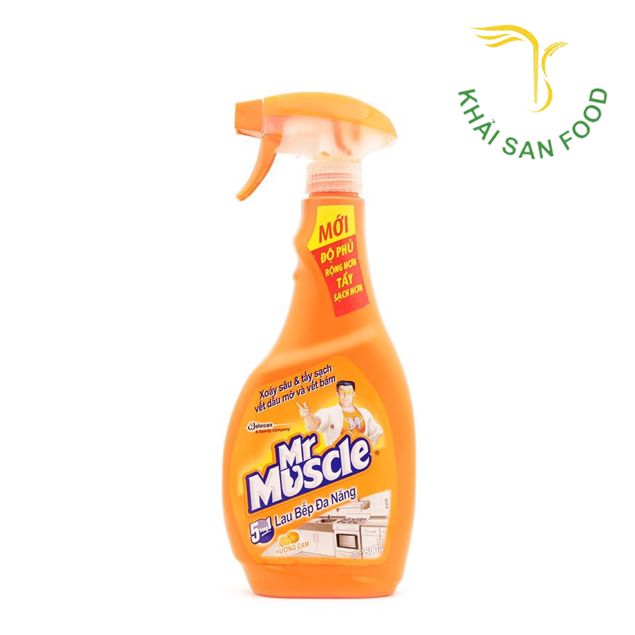 Mr Muscle Nước Tẩy Đa Năng Hương Cam 500ml