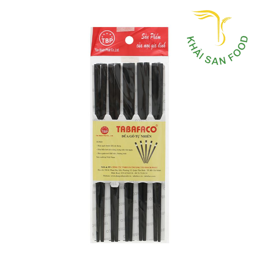 Bộ 10 Đôi Đũa Gỗ Tràm Đen TBP