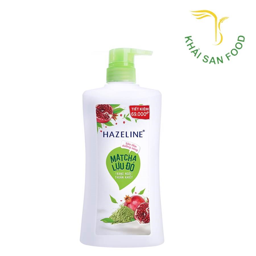 Sữa Tắm Hazeline 670G (Matcha Lựu Đỏ)