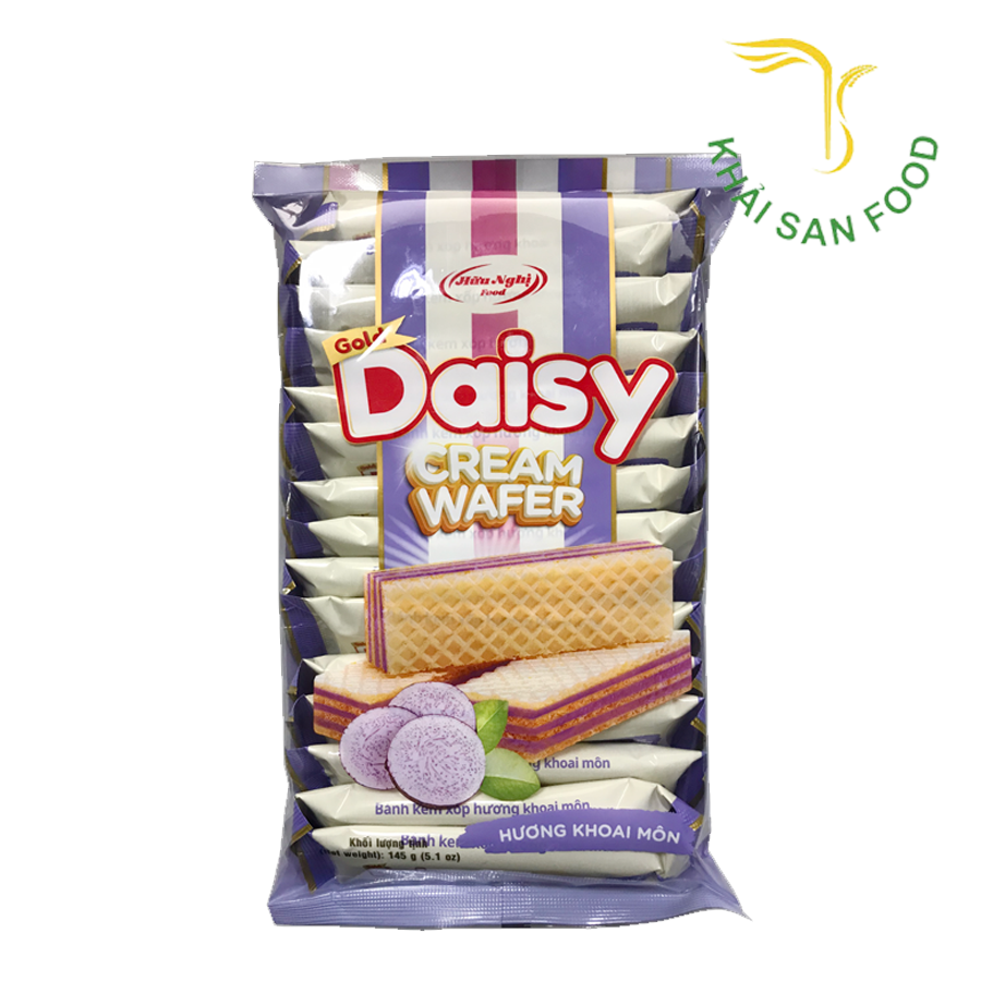 TP Gold Daisy Bánh Kem Xốp Khoai Môn 145g