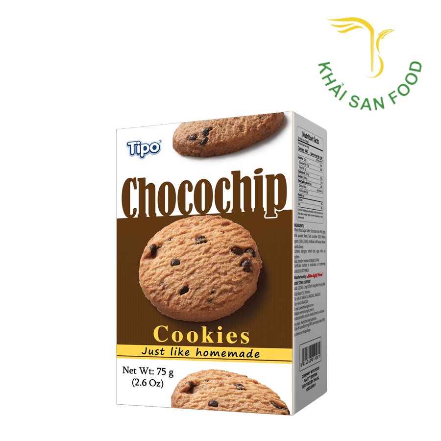 TP Bánh Tipo Chocochip Cookie 75g