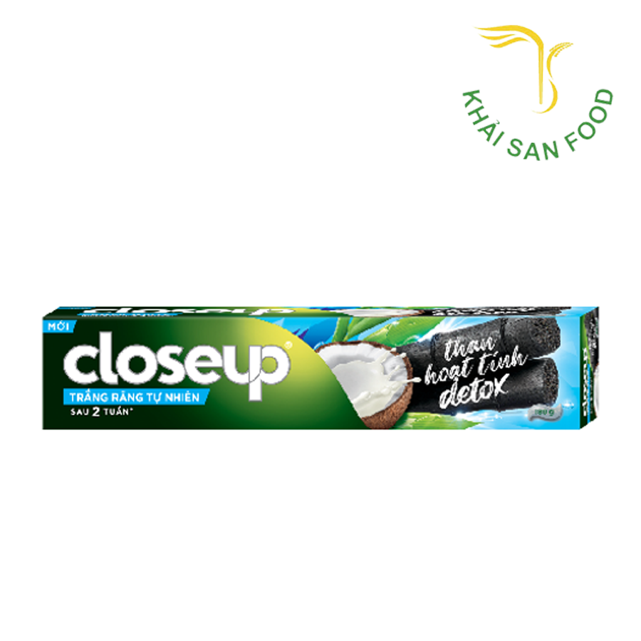 Closeup KĐR Detox Trắng Răng Than Hoạt Tính 180g