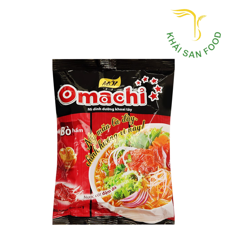 Mì DD Omachi Xốt Bò Hầm 80g/Gói