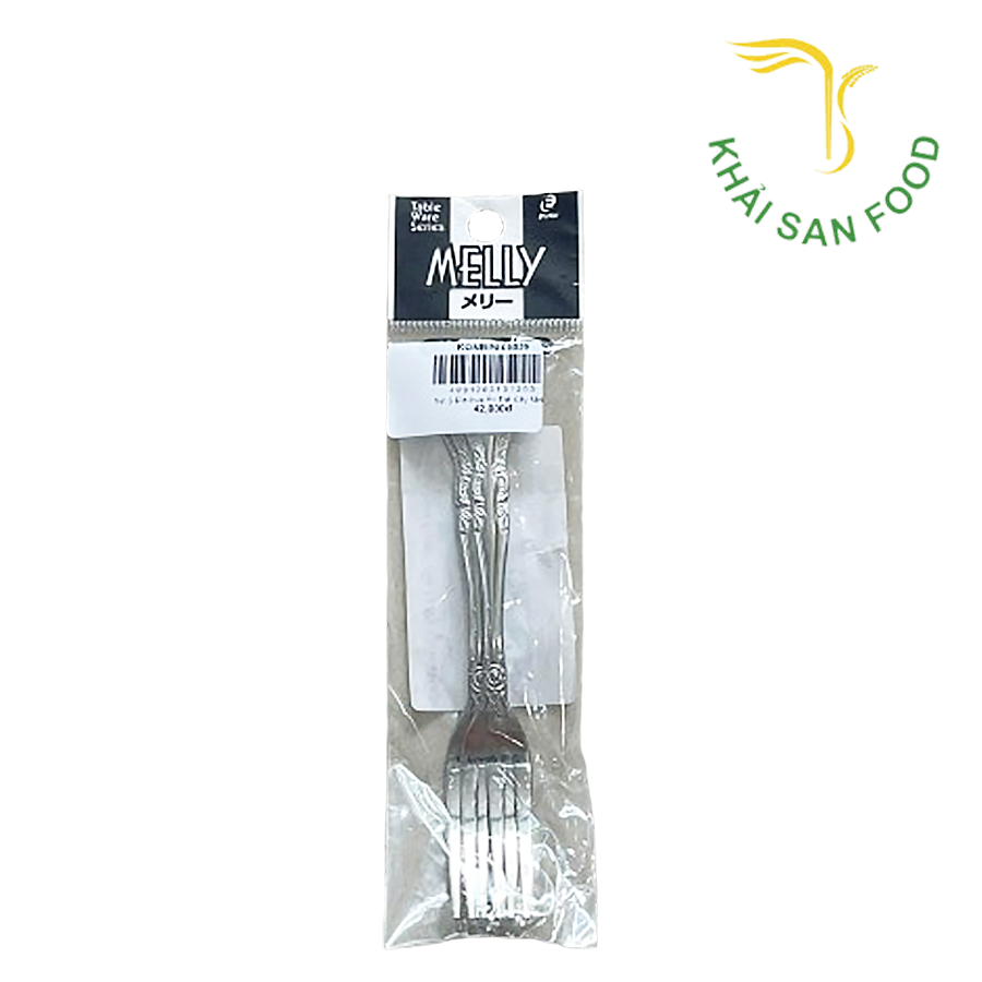 Set 3 Dĩa Inox Ăn Trái Cây Melly 12cm