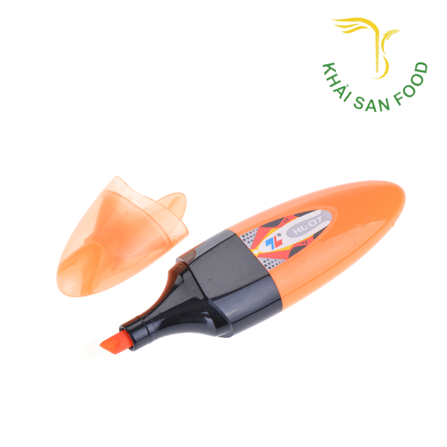 Bút Dạ Quang HL-07 Cam Vỉ 1