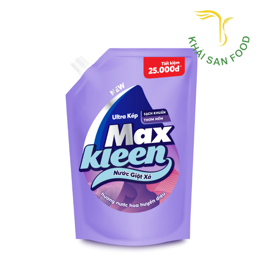 Maxkleen Nước Giặt Xả Cửa Trước Huyền Diệu Túi 2.2Kg