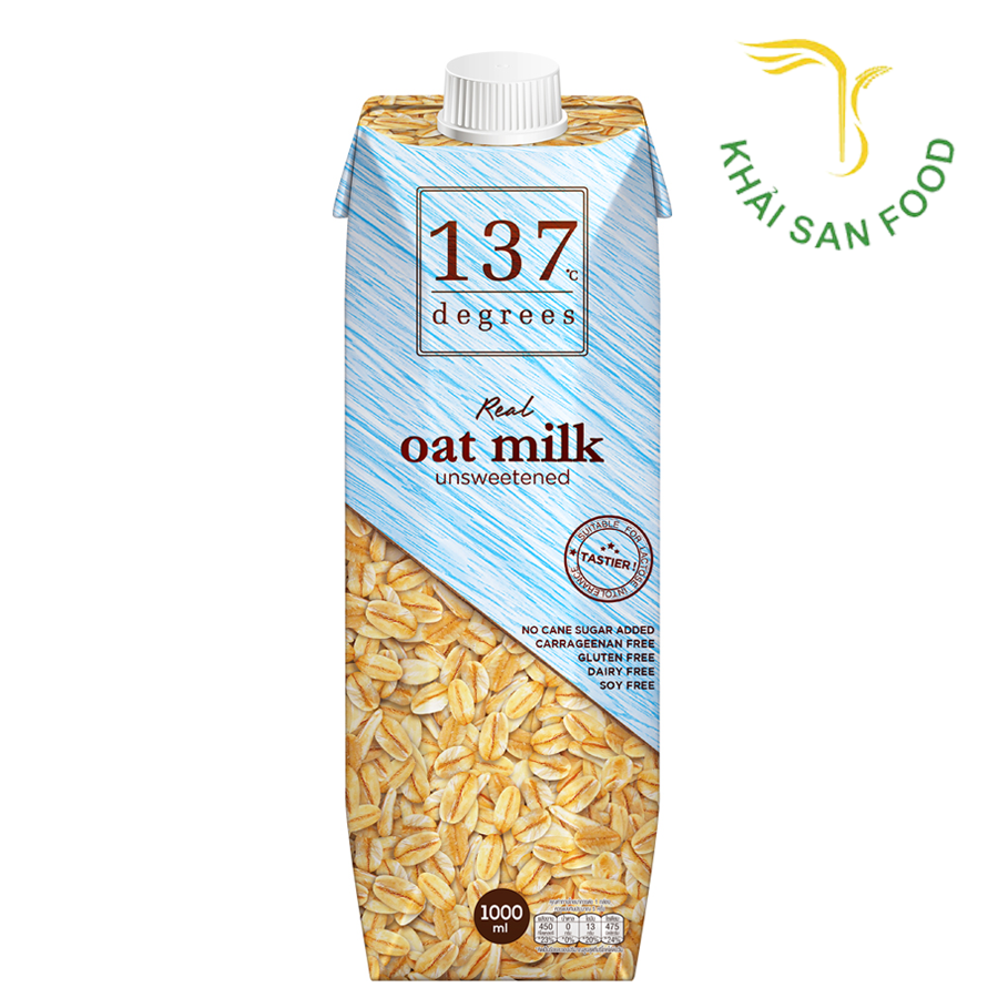 Sữa Hạt Yến Mạch Không Đường 137 Degrees 1L