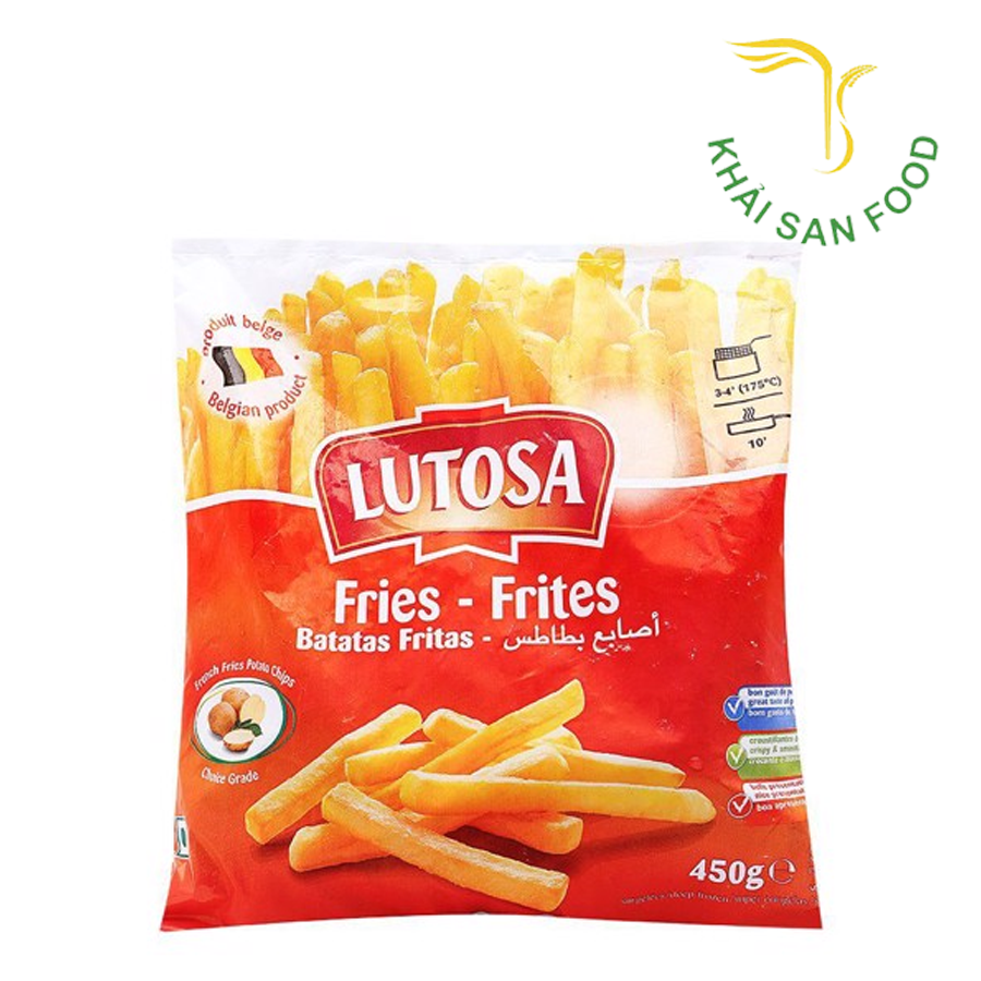 Khoai Tây Đông Lạnh Potato Chips Lutosa 450gr