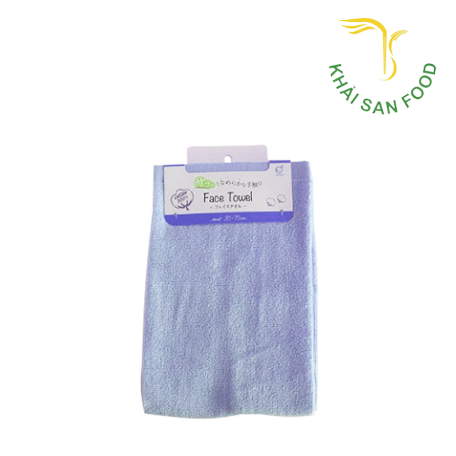 Khăn Mặt Mềm Mịn 100% Cotton (MÀU XANH)