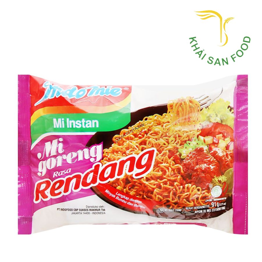Mì Xào Khô Bò Cay Goreng 91g