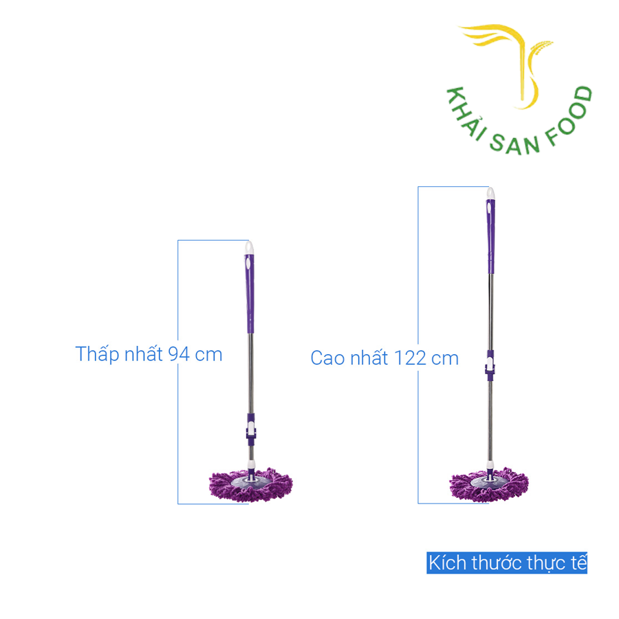 Cây Lau Nhà 360 Nắp Inox TBP