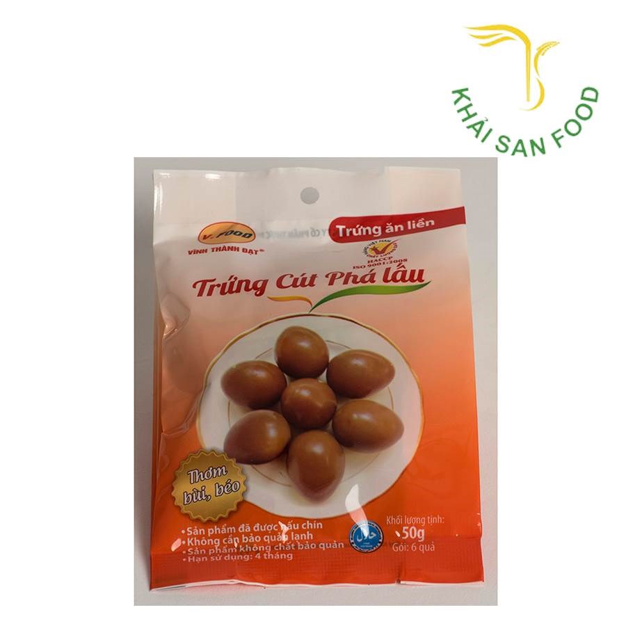 VTD Trứng Cút Phá Lấu (Gói 6 Quả)