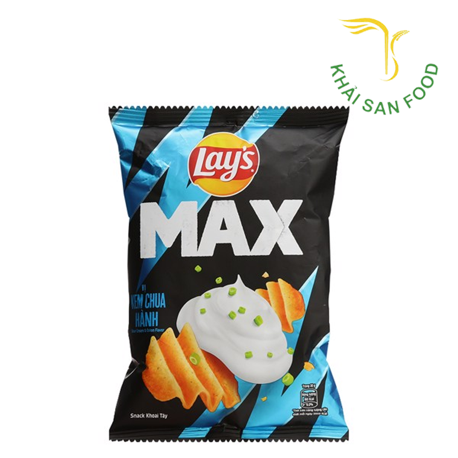 Lay's Max Vị Kem Chua Hành 75G