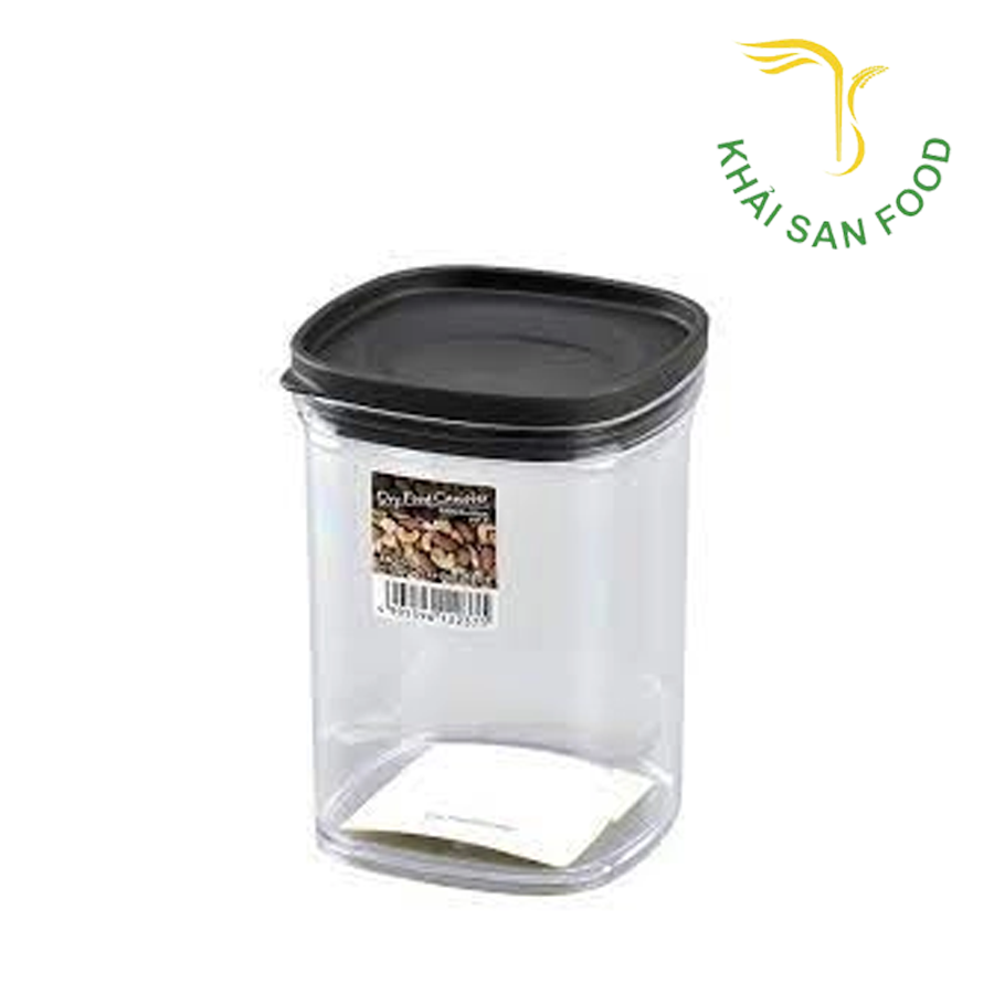 Hộp Đựng Thực Phẩm Khô Canister 520ml (Nắp Đen)