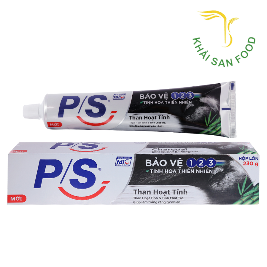 P/S KĐR Trắng Răng Than Hoạt Tính & Tre 180G
