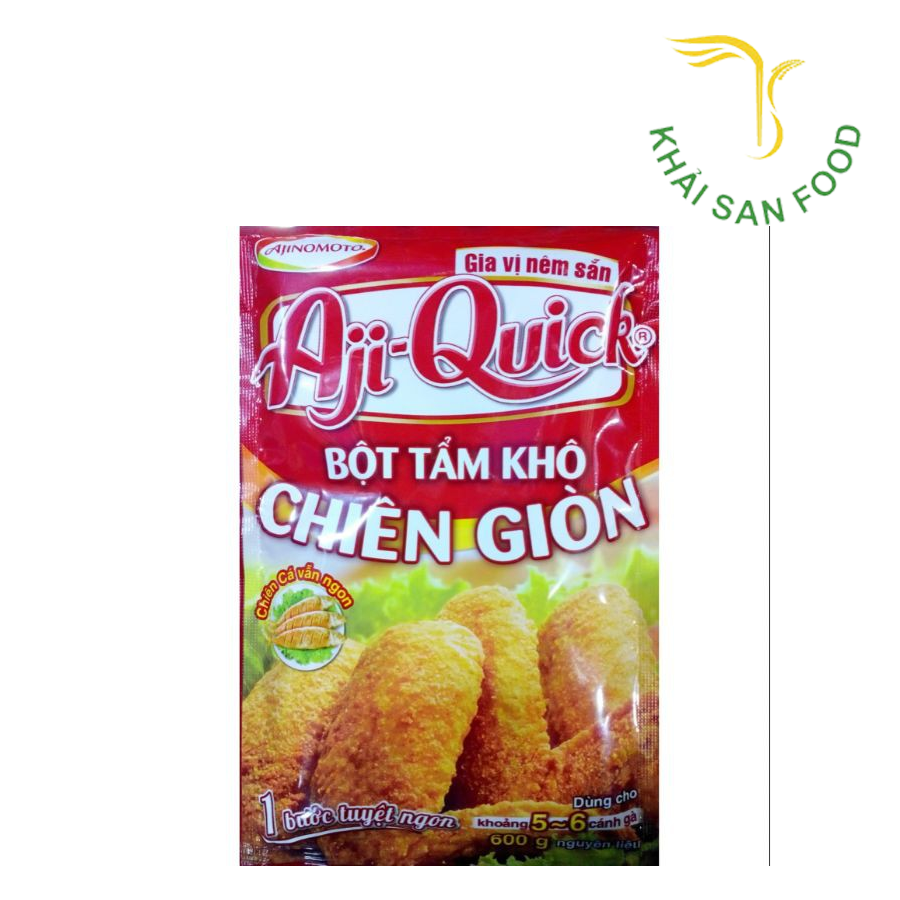 Aji Quick Bột Tẩm Khô Chiên Giòn 42g