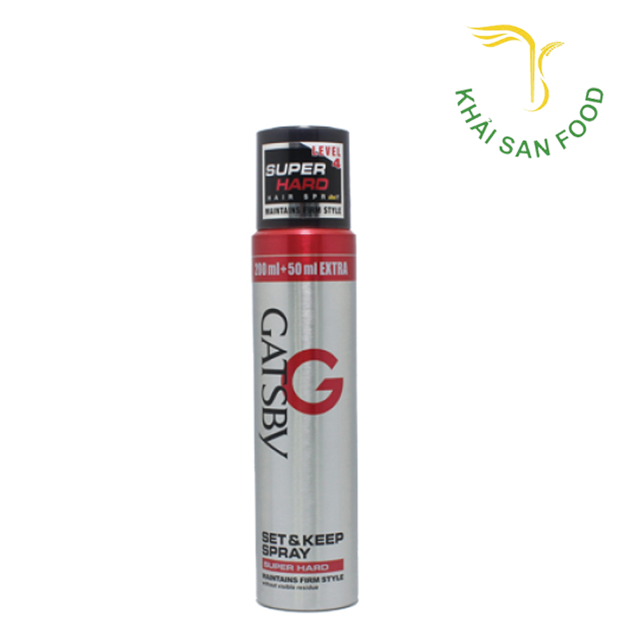 Gatsby Keo Xịt Tóc Super Hard 250ml