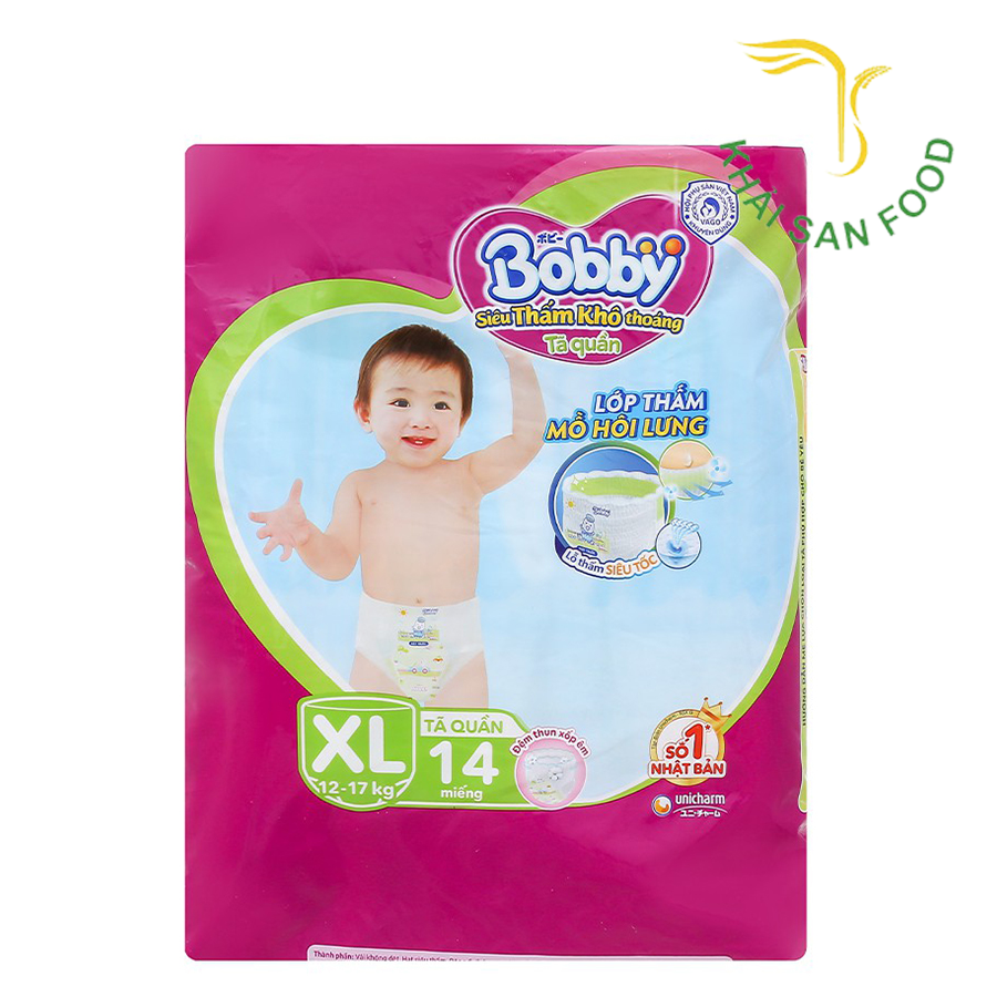 Bobby Tã Quần Size XL 14M