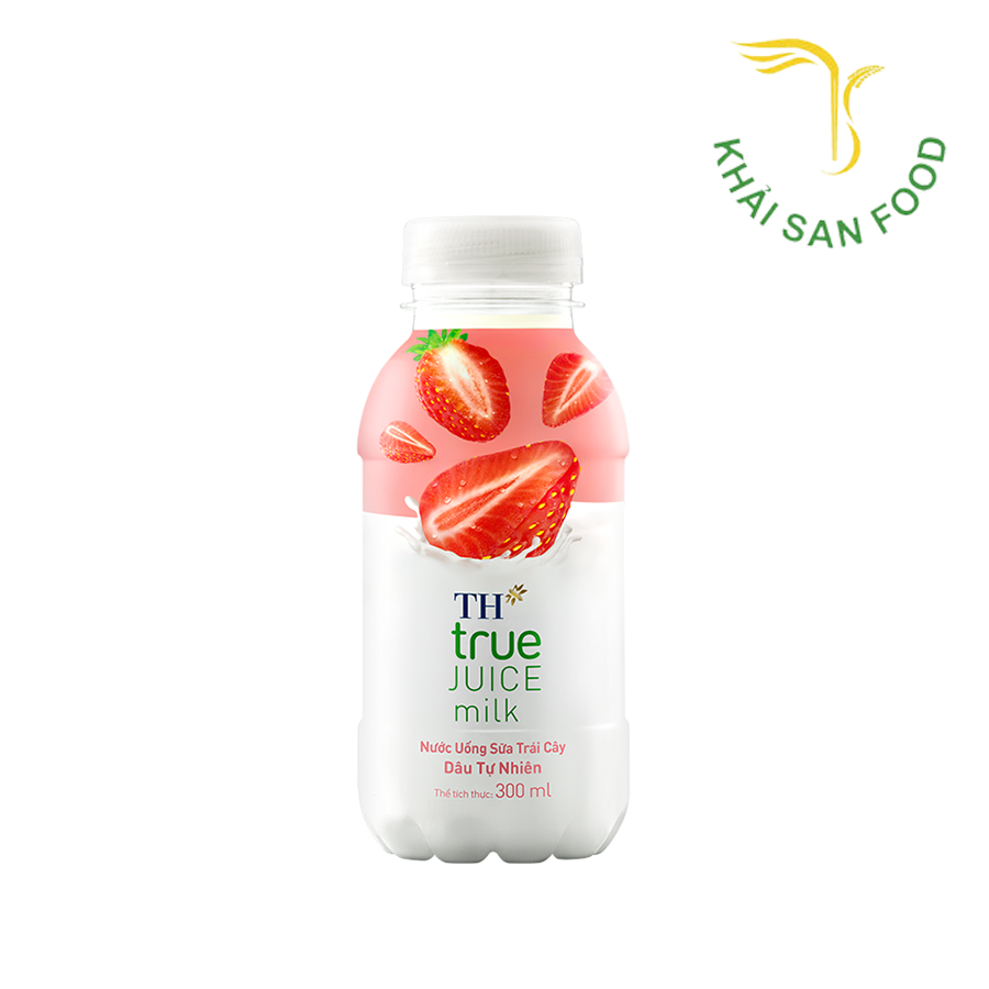 Sữa trái cây hương Dâu TH True Milk 300Ml