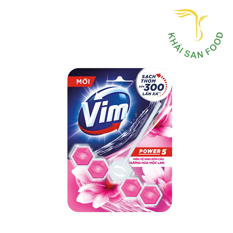 Vim Viên Treo Bồn Cầu Hoa Mộc Lan 55g
