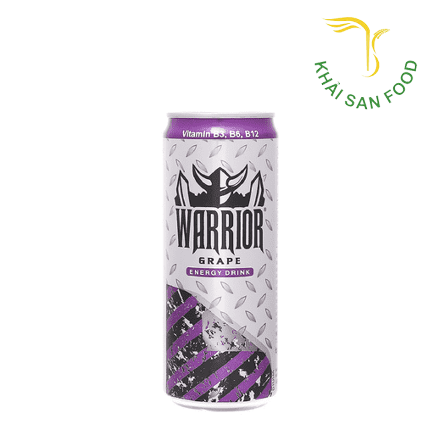 Nước Tăng Lực Vị Warrior Nho Lon