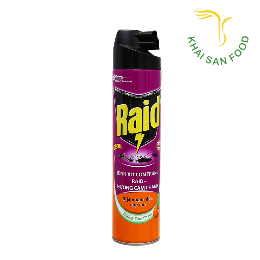 Raid-Bình Xịt Côn Trùng Mik Hương Chanh 600Ml