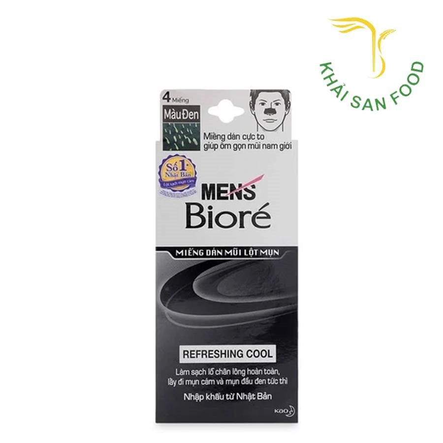 Biore Miếng Dán Mũi Nam (Trắng) 4S