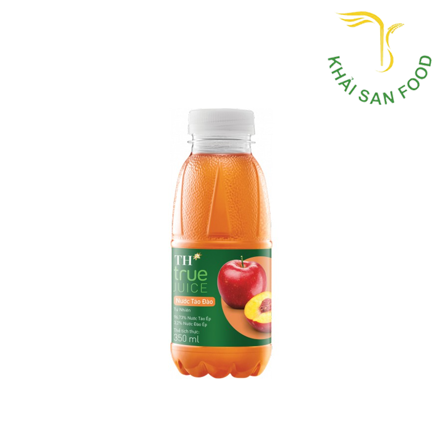 Nước Ép Trái Cây Táo-Đào TH True Milk 350Ml