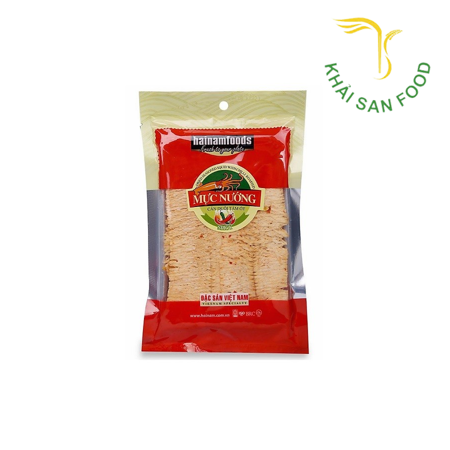 Hải Nam Mực Ống Khô Nướng Cán Duỗi 60g