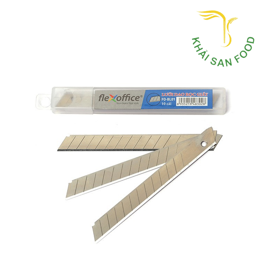 Lưỡi Dao Rọc Giấy 9mm FO-BL01 Lốc 50