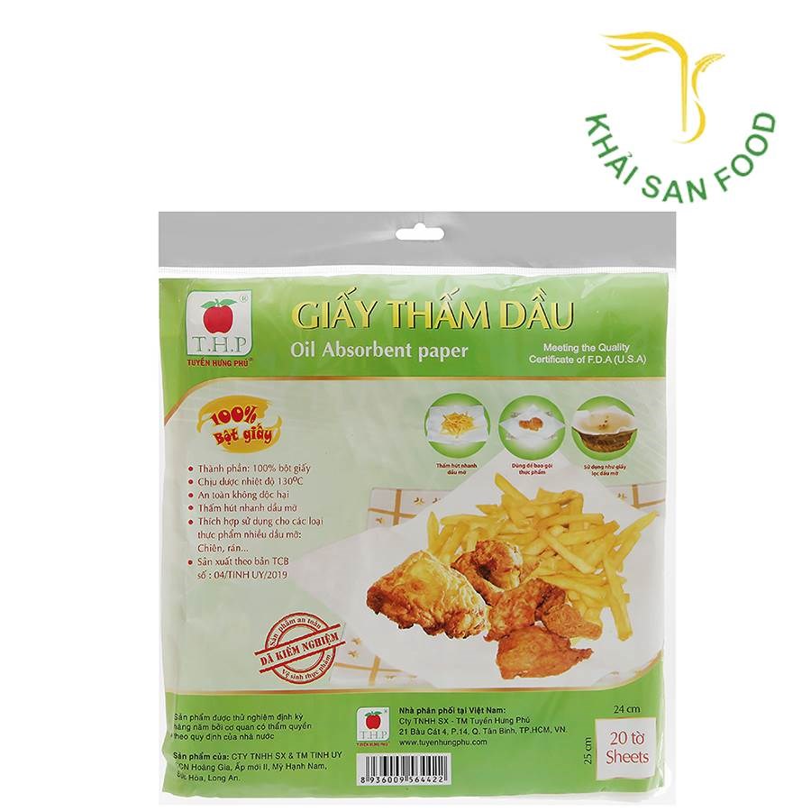 Giấy Thấm Dầu 24*25cm