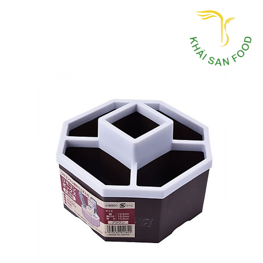 Hộp Đựng Bút, Điều Khiển Dáng Tròn (Nâu)