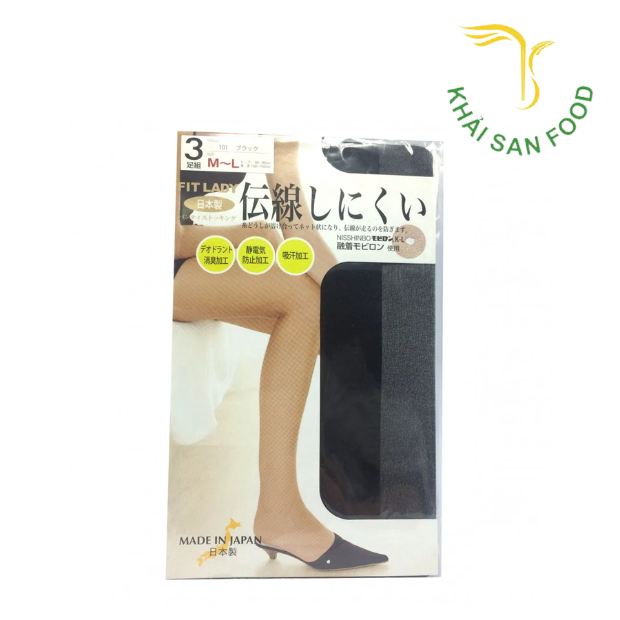 Set 3 Quần Tất Chống Xước Regart 20D Màu Đen Size M
