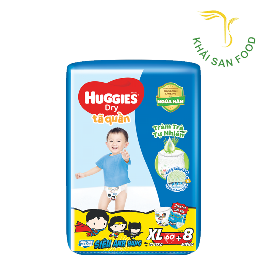 Tả Huggies Dry Pants Super Size XL(60*3)