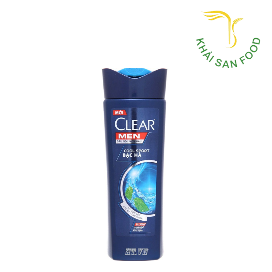 Clear Men Dầu Gội 170G/Chai (Mát Lạnh Bạc Hà)